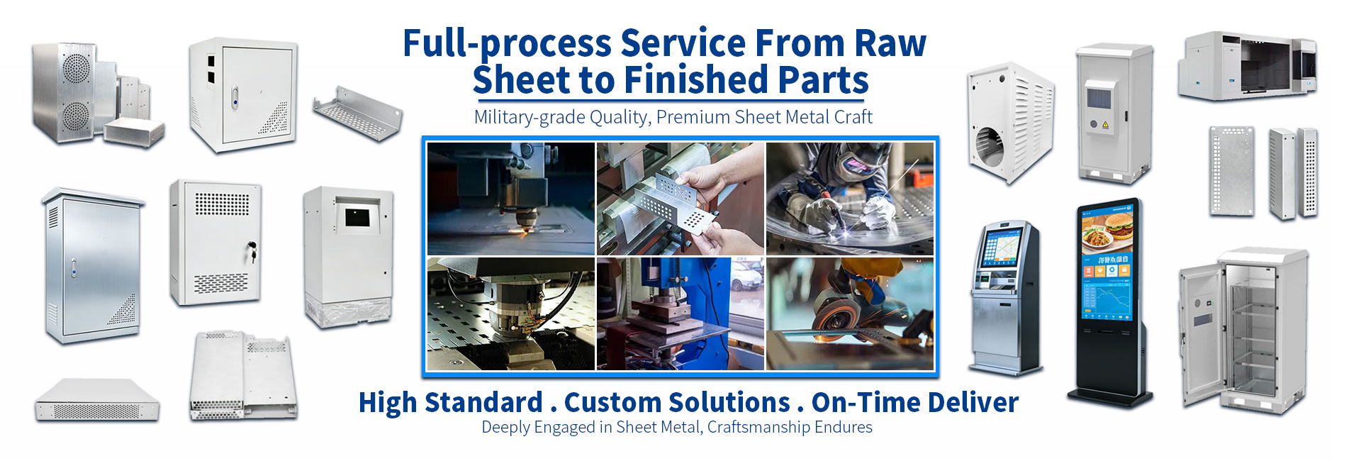 One-stop sheet metal fabrication